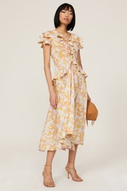 Ruffle Ribbon Dress by rokh