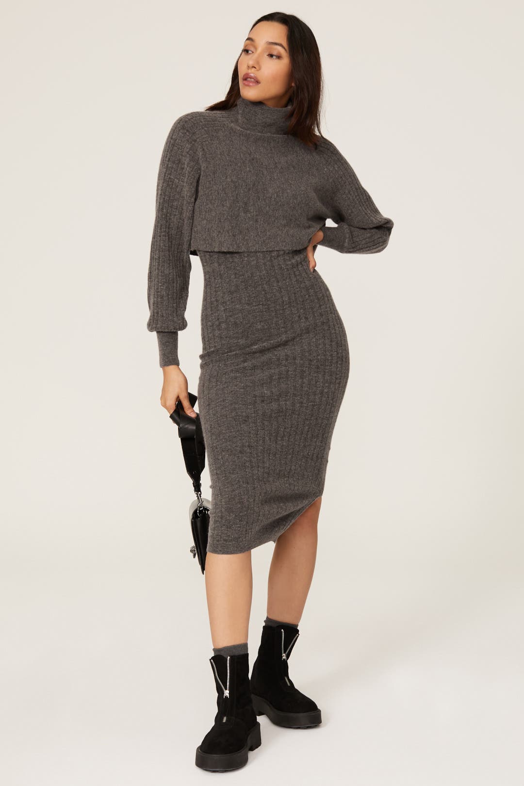 ●LENINA●MARGOT wool silk collar dress★韓国人気 韓国 ワンピース LENINA(レニーナ) ワンピース(レディース
