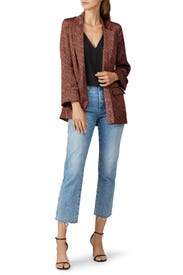 Teri Printed Blazer by B Collection by Bobeau