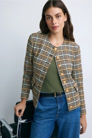 Billie Herringbone Jacket by Central Park West