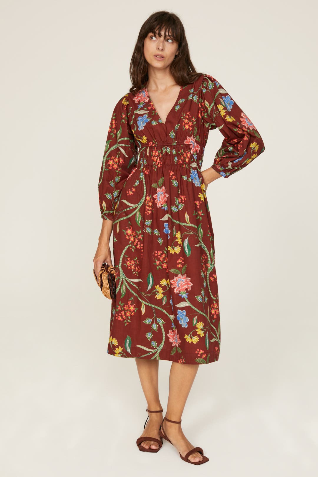【CARAMEL】GINGER DRESS vintage floral 6y Ginger Dress by Cara Cara New York | Rent the Runway