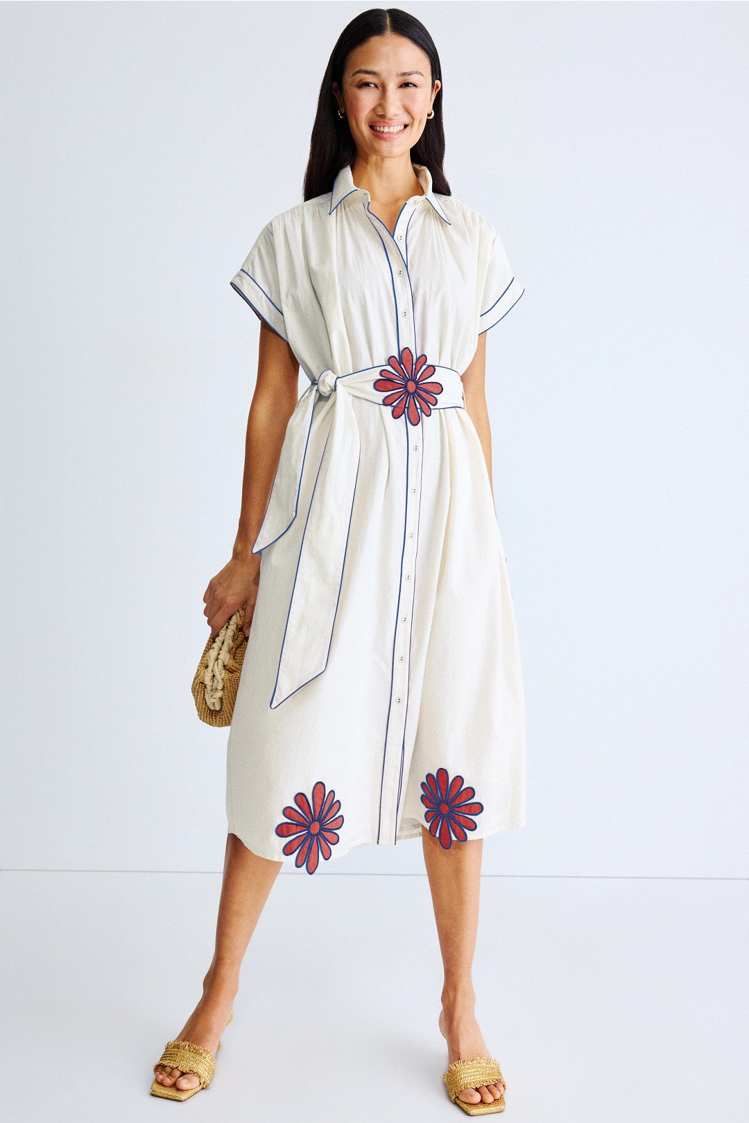 Floral Belted Valerie Dress by CAROLINA K 0