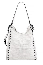 Hashmark Embossed Leather Hobo by Loeffler Randall