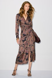 Floral Printed Eliza Dress by MISA Los Angeles