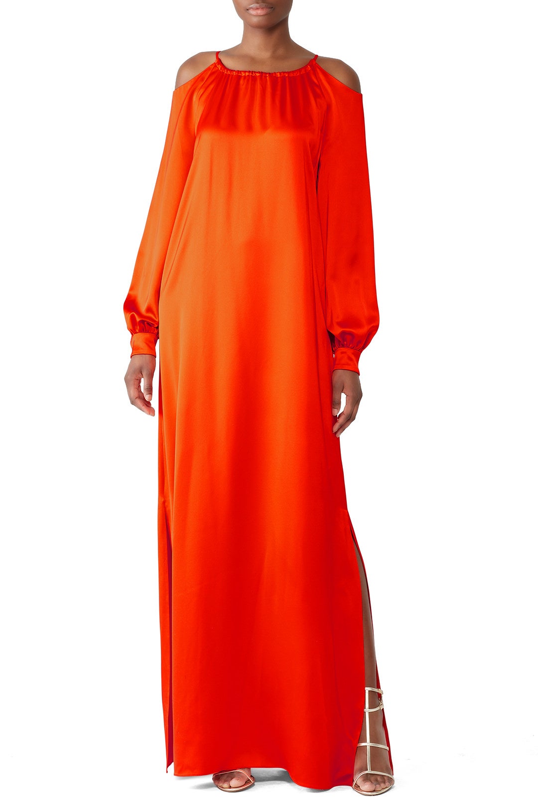 Cut Out Shoulder Gown by Rosetta Getty 0