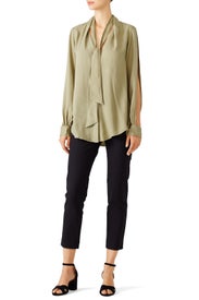 Green Kilo Shirt by STYLESTALKER