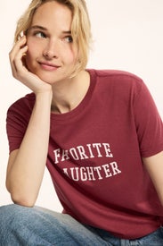 Favorite Daughter Cropped Collegiate Tee by Favorite Daughter