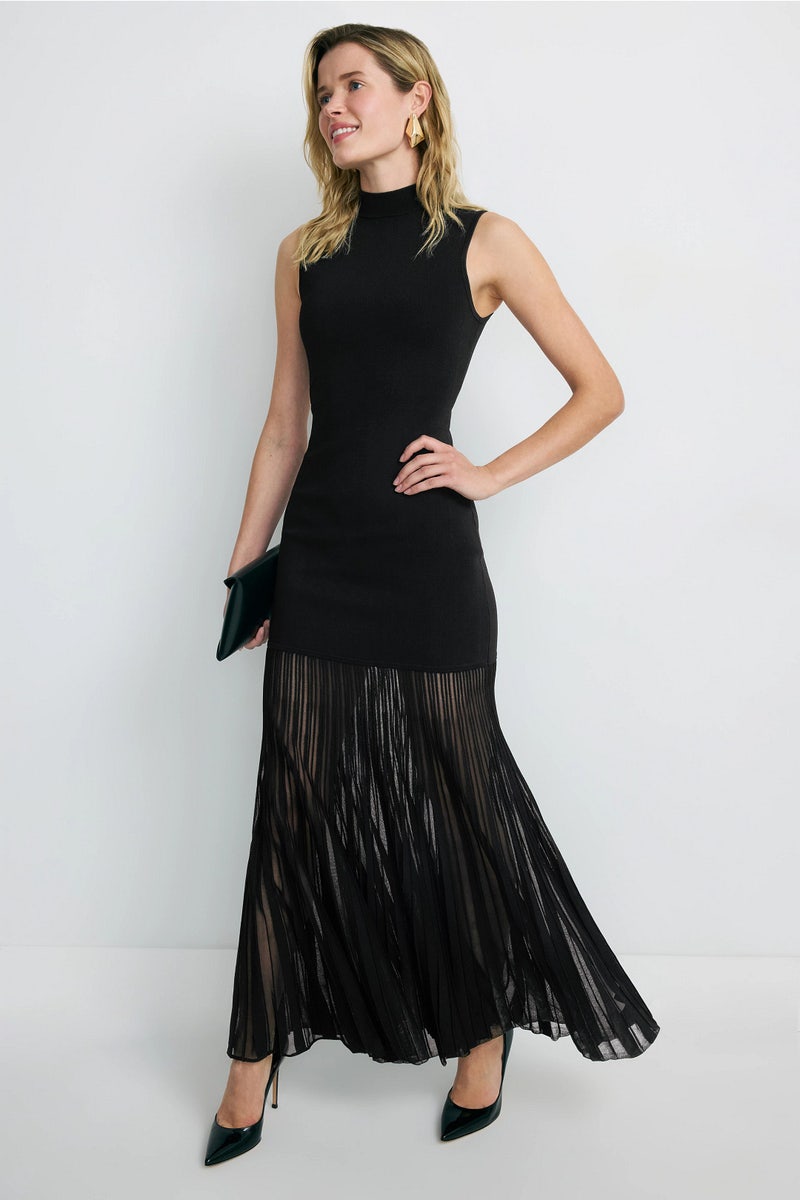 Mock Neck Sheer Maxi Dress by MICHAEL KORS