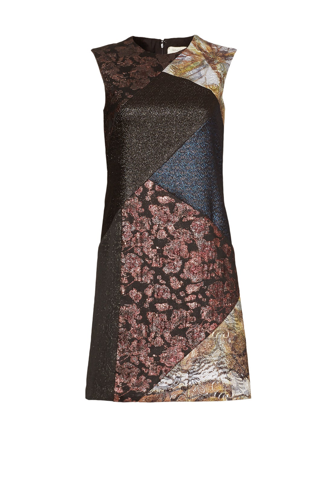 Patchwork Dress by Nicole Miller