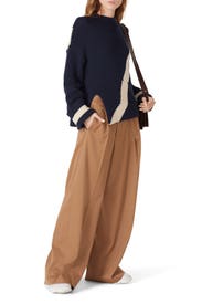 Blue Graphic Sweater by Victor Alfaro x RTR