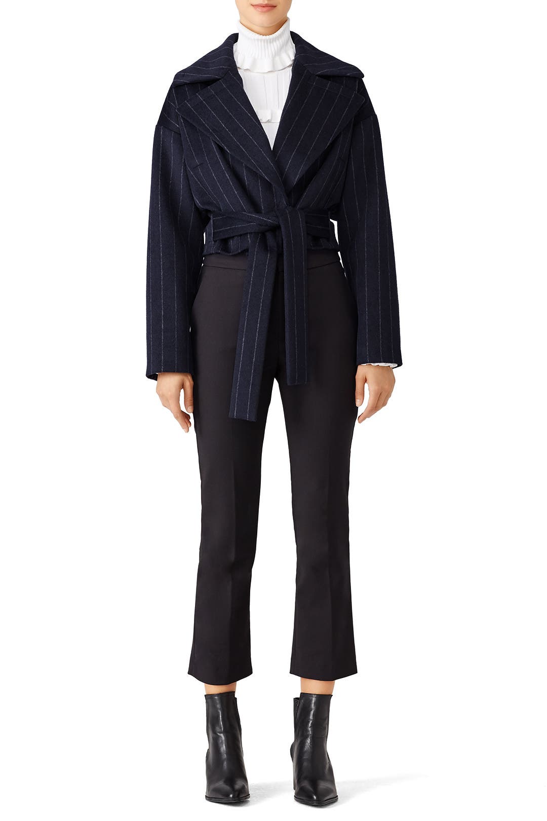 Navy Sana Jacket by AQ/AQ | Rent the Runway
