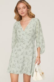Pitched Sleeve Mini Dress by Club Monaco
