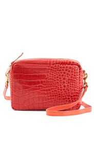 Red Croc Mini Sac by Clare V.