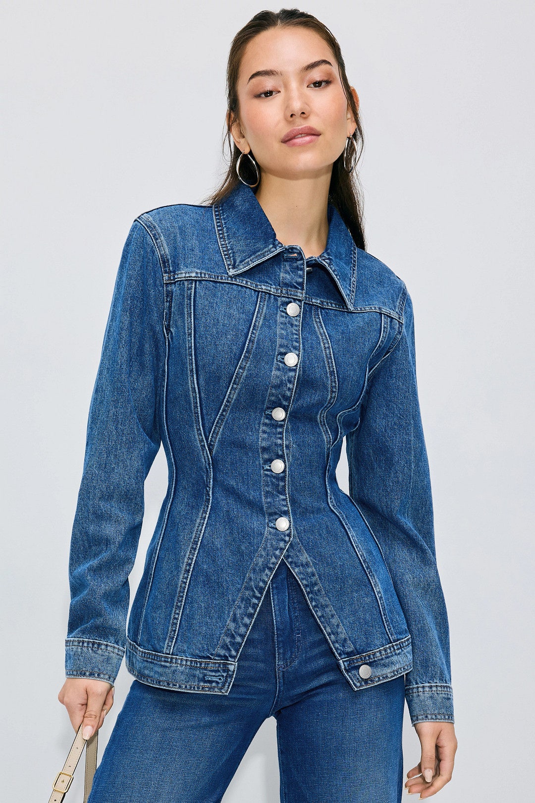 Denim Peplum Top by DL1961 0