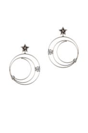 Lucky Star Moon Hoops by Dannijo