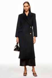 Fitted Long Wool Coat by Eudon Choi x RTR