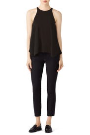 High Neck Cami by HALSTON