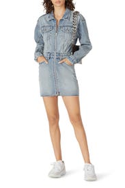 Underrated Denim Domino Dress by Ksubi