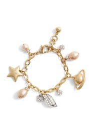 Saturn Charm Bracelet by Lulu Frost