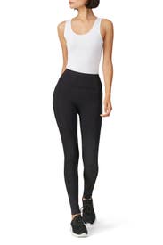 Black Stitched Leggings by Lululemon