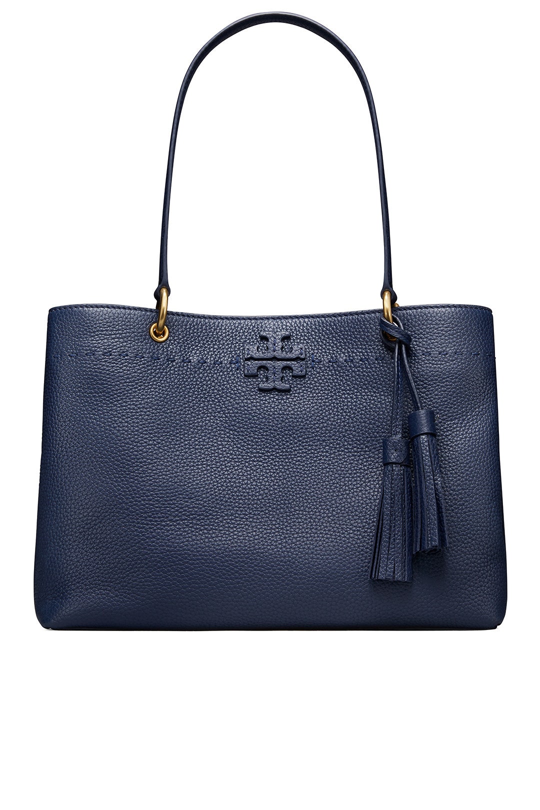 Navy McGraw Tote by Tory Burch Accessories 0