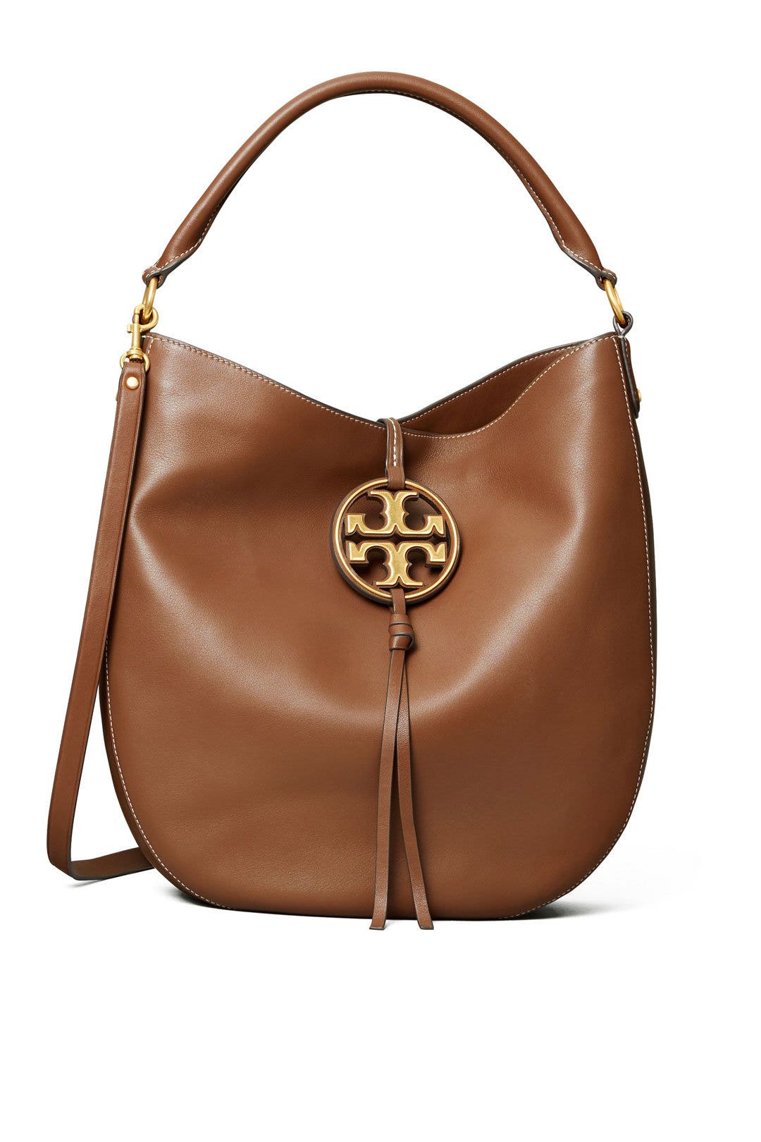Milk Chocolate Miller Slouchy Bag by Tory Burch Accessories 0