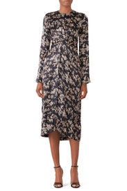 Eden Branch Twist Drape Dress by VINCE.