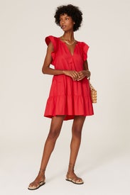 Red Harper Dress by A.L.C.