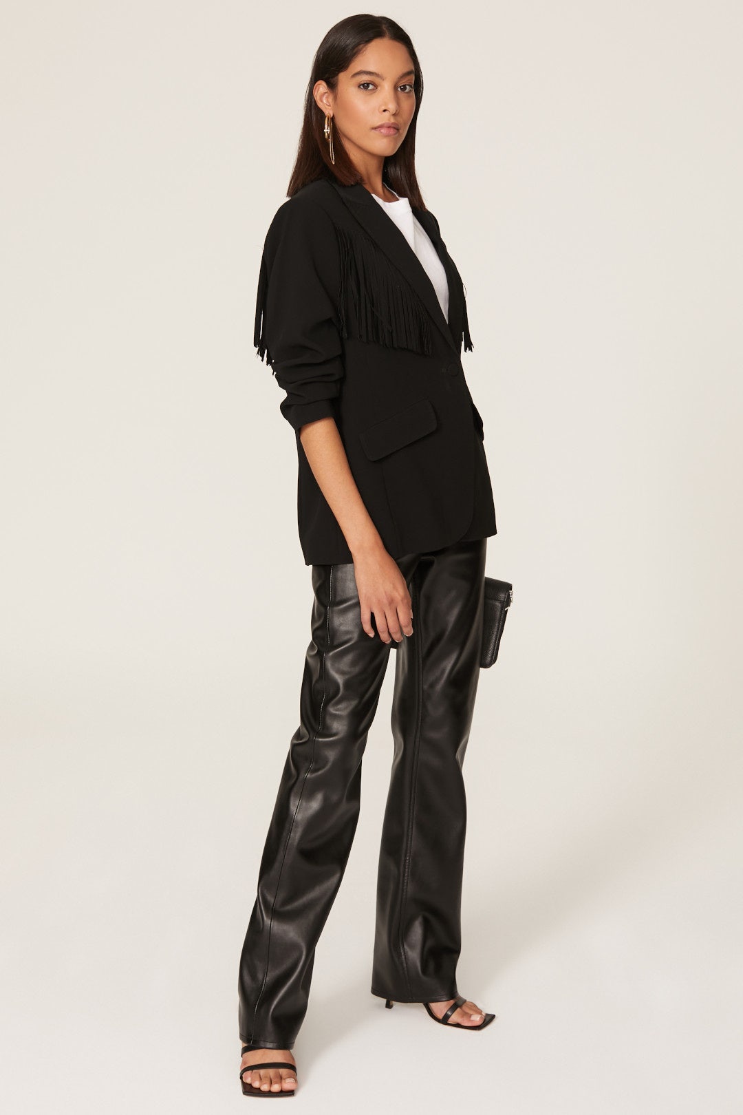 Dani Fringe Blazer by Cinq à Sept 0