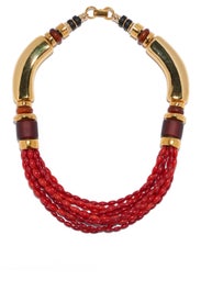 Coral Pamplona Necklace by Lizzie Fortunato