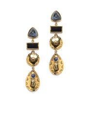Concho Column Earrings by Lizzie Fortunato