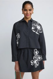 Florina Collared Button Front Top by Maje