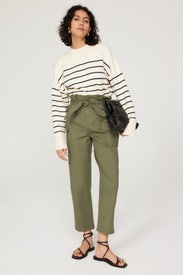 Green Paper Bag Vintage Pants by Marissa Webb x RTR