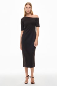 One Shoulder Midi Dress by Rosetta Getty x RTR