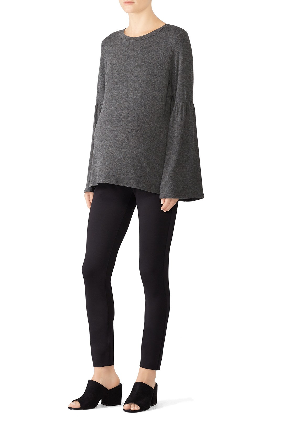 Maternity Frilled Sleeve Top by ripe 0