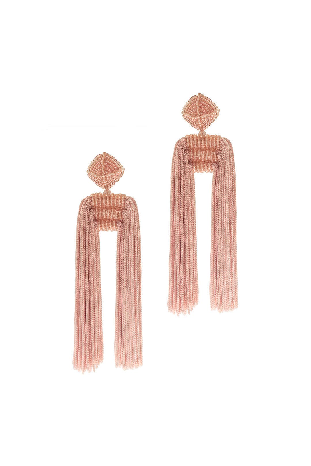 Pink Tassel Dupio Earrings by Sachin & Babi Accessories 0