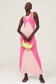 Pink Harlequin Dress by Victor Glemaud