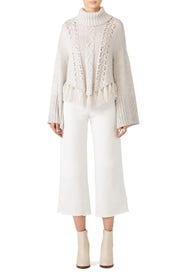 Cable Front Sweater by cupcakes and cashmere