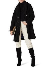 Ariana Faux Sherpa Coat by J.Crew