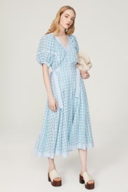 Blue Taffeta Mini Dress by 3.1 Phillip Lim