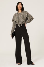 Paisley Scarf Top by Rosetta Getty