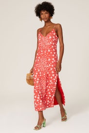 Red Valencia Dress by ROAM