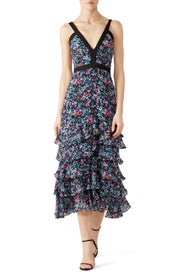 Jewel Rosette Lana Dress by SALONI