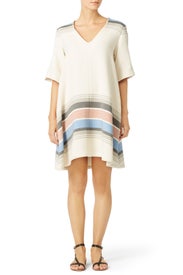 Sunny Desert Striped Dress by Suno