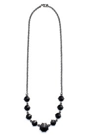 Black Stone Necklace by Slate & Willow Accessories