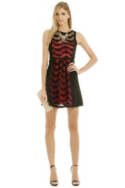 Fuschia Combo Frock Dress by Tracy Reese