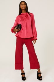 Pink Bow Blouse by Adam Lippes x RTR