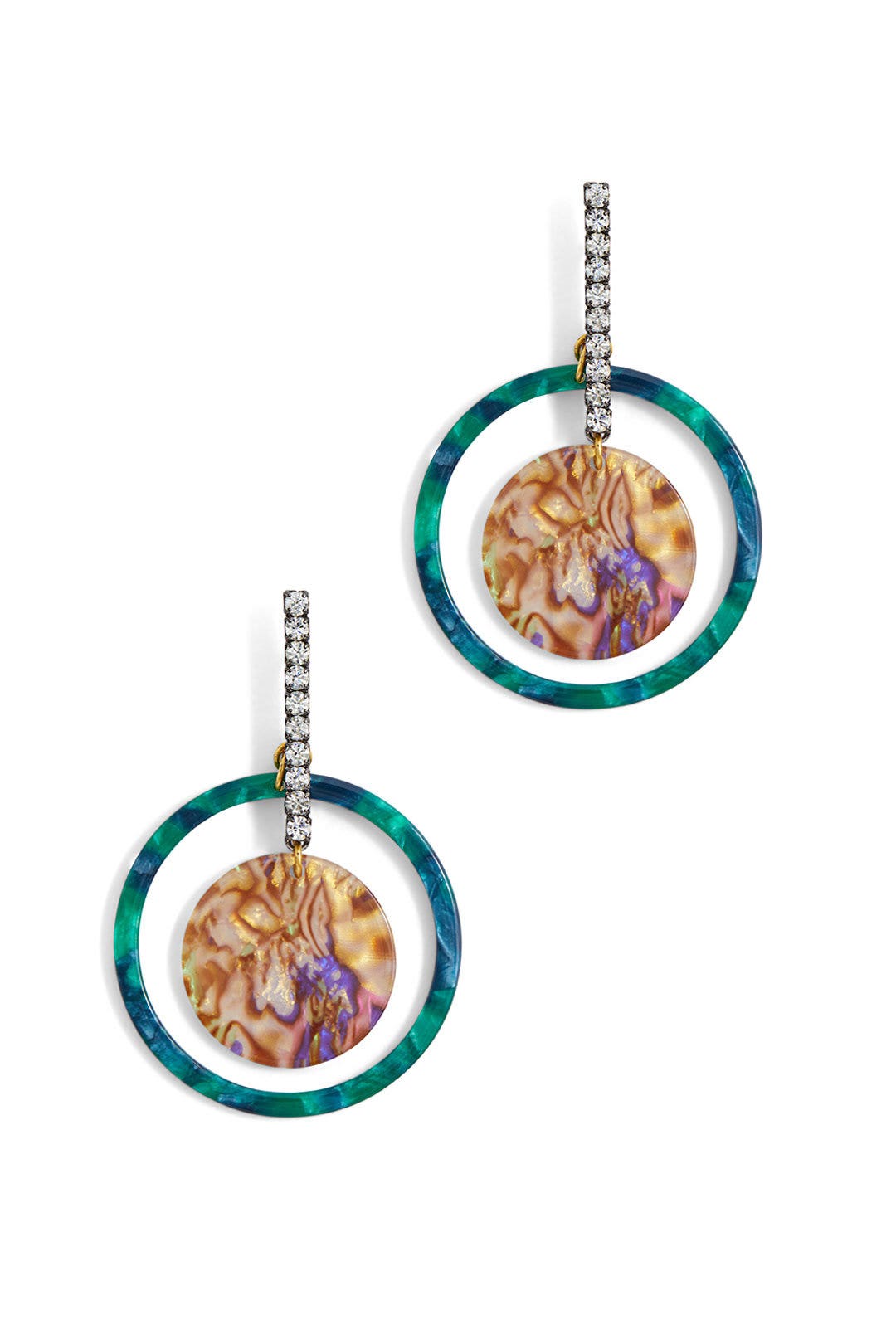 Ruby Drop Earrings by Elizabeth Cole
