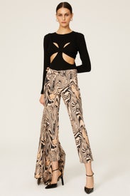 Natural Swirl Good Classic Jeans by GOOD AMERICAN