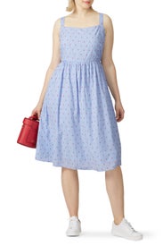 Embroidered Midi Dress by JUNAROSE